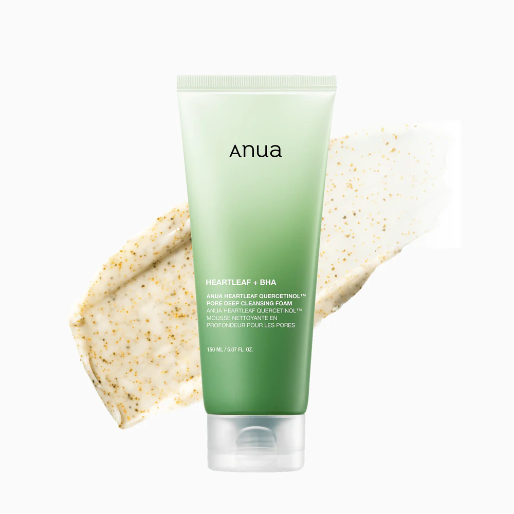 anua heartleaf cleansing foam