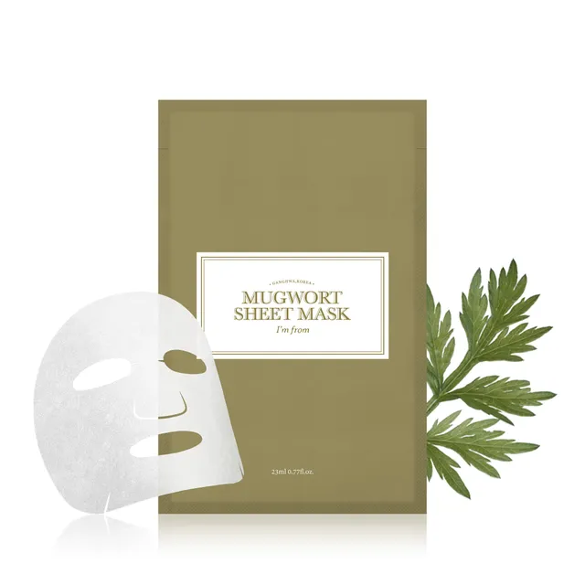 i'm from mugwort sheet mask