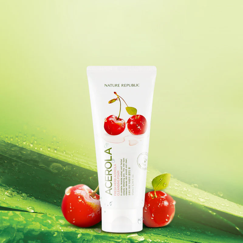 nature republic face wash acerola