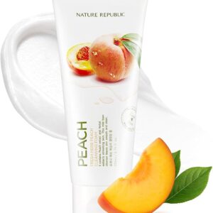 nature republic face wash peach